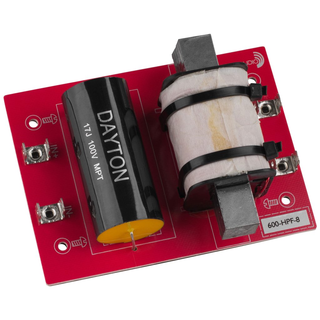 [DHF04]Dayton Audio 600-HPF-8（600 Hz：12 dB/Oct）の画像