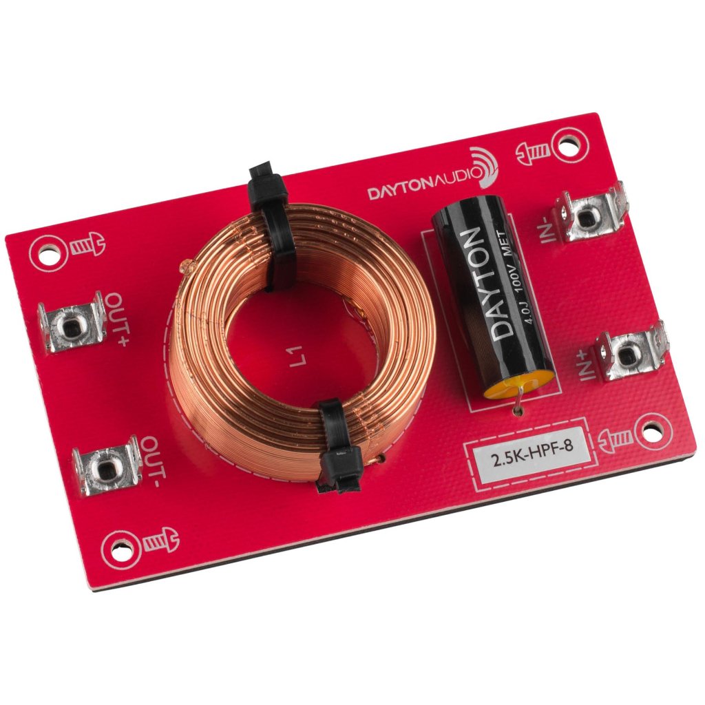 [DHF12]Dayton Audio 2.5k-HPF-8（2500 Hz：12 dB/Oct）の画像