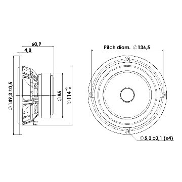 Scan-Speak Discovery 15M/4624G00（ペア）の画像