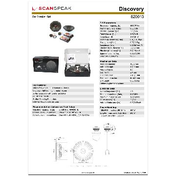 Scan-Speak Automotive 820013（セット）の画像