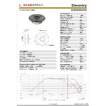 Scan-Speak Discovery D2606/920000（ペア）の画像