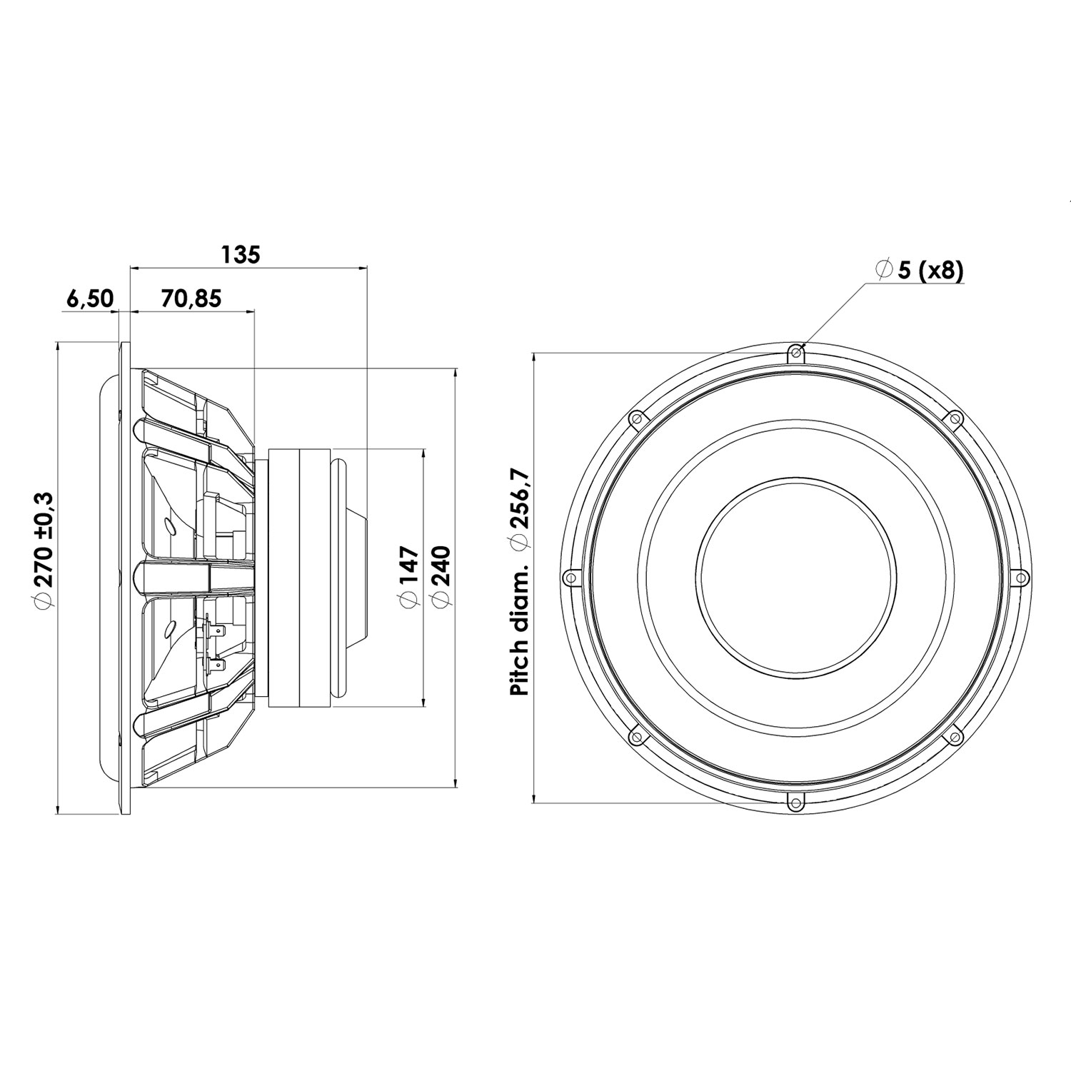 Scan-Speak Silver 26W/4558T06の画像