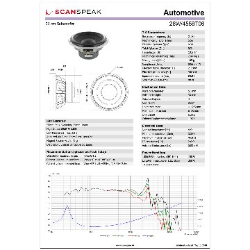 Scan-Speak Silver 26W/4558T06の画像