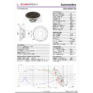 Scan-Speak Silver 30W/4558T06の画像