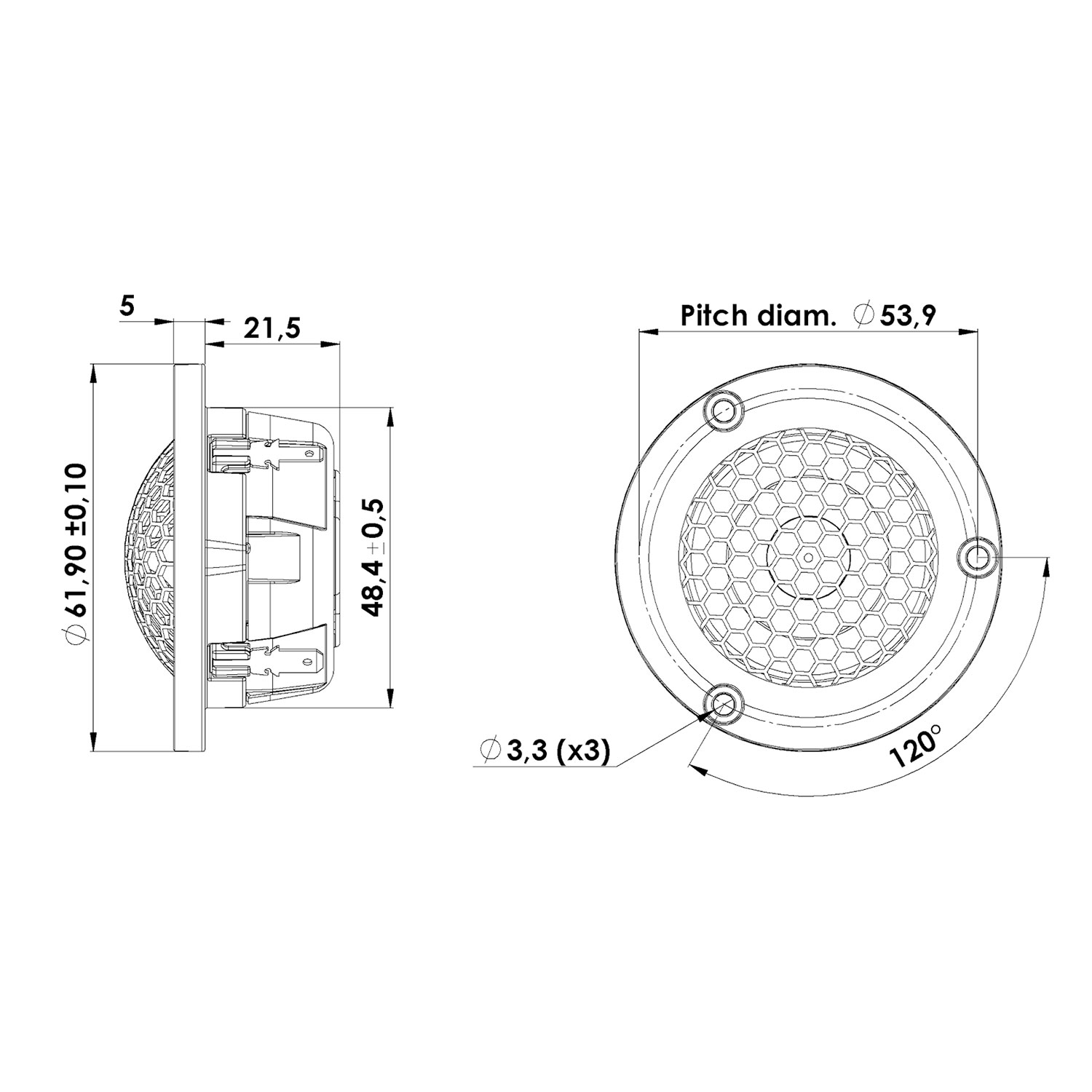Scan-Speak Silver R3004/602006（ペア）の画像