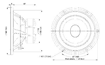 Scan-Speak Ellipticor 18WE/8542T00（ペア）の画像