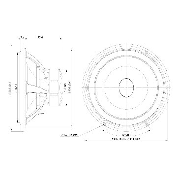 Scan-Speak Ellipticor 21WE/8542T00（ペア）の画像
