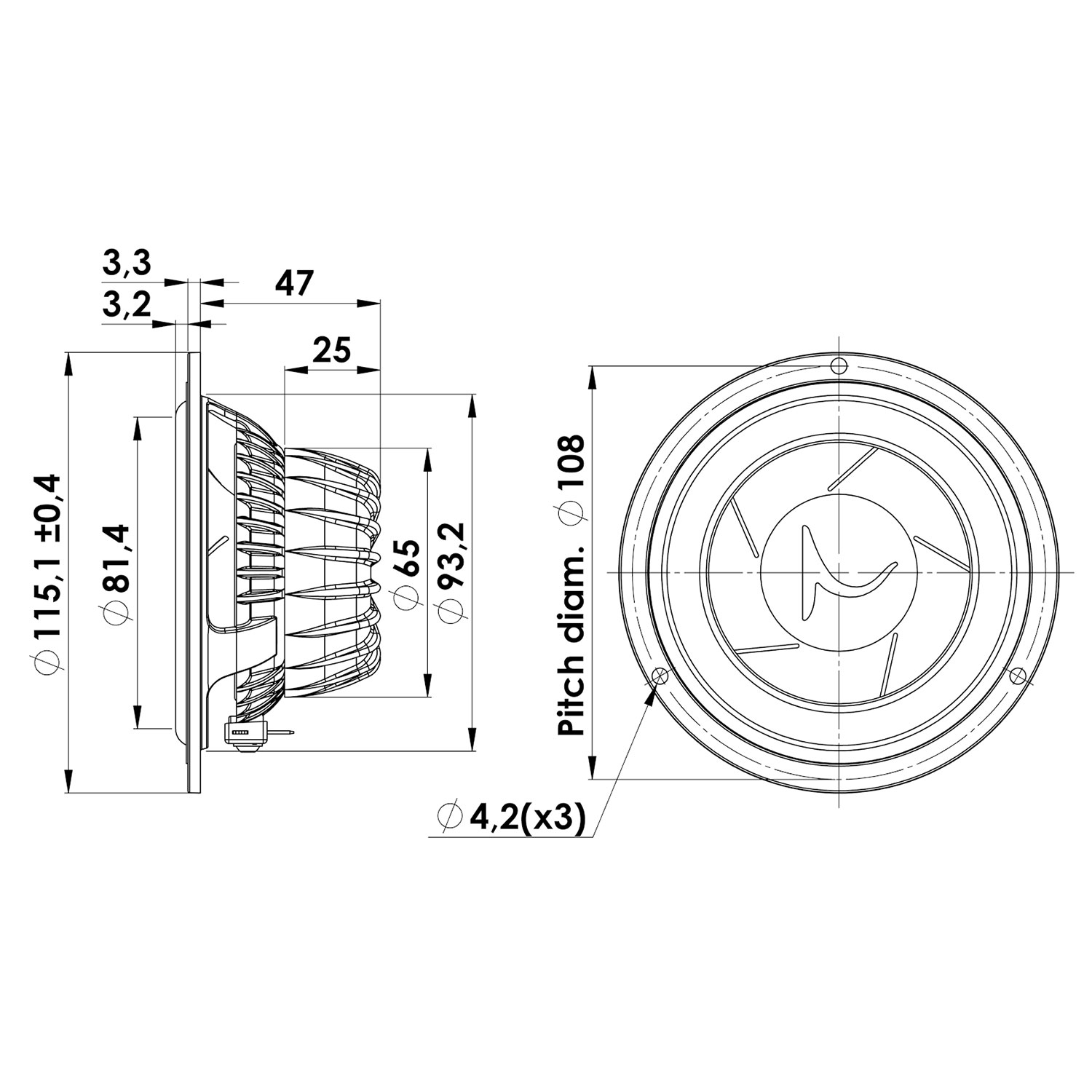 Scan-Speak Gold 11M/4631G05（ペア）の画像