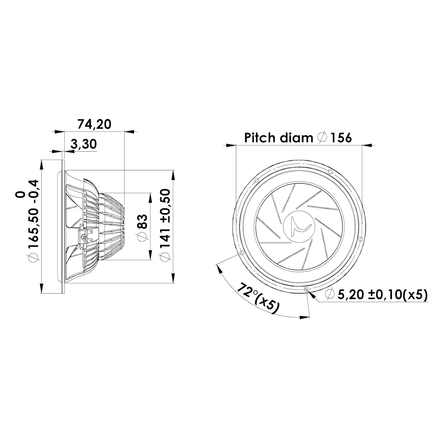 Scan-Speak Gold 16W/4538G05（ペア）の画像