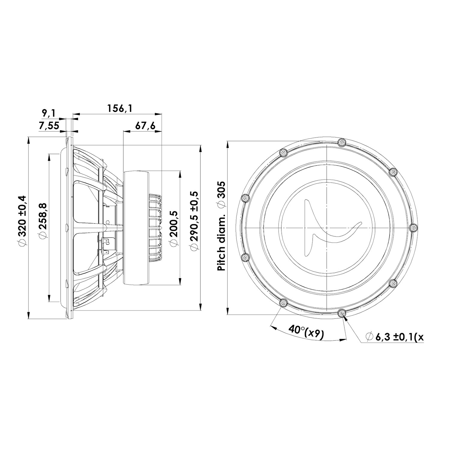 Scan-Speak Gold 32W/4878T05の画像