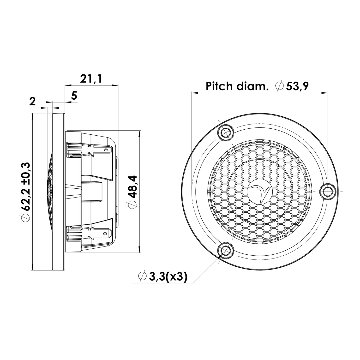 Scan-Speak Gold D3004/604005（ペア）※在庫限りで終了の画像
