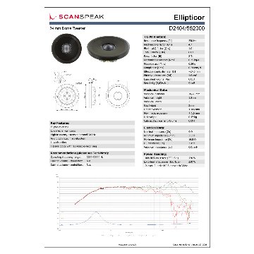 Scan-Speak Ellipticor D2404/552000（ペア）の画像