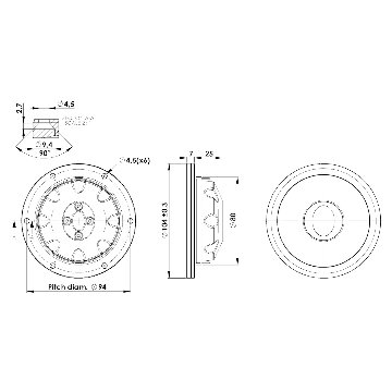 Scan-Speak Ellipticor D2404/552000（ペア）の画像