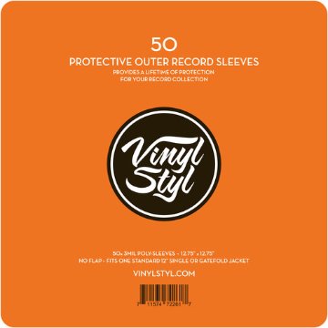 VinylStyl LPレコード用ポリ・スリーブ「50枚セット」画像
