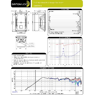 Dayton Audio CE4876-8 の画像