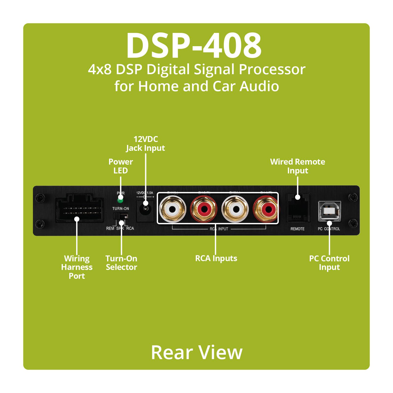 Dayton Audio DSP-408　デジタルシグナルプロセッサの画像