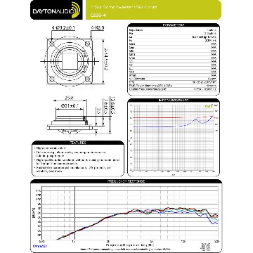 Dayton Audio CE35-4の画像