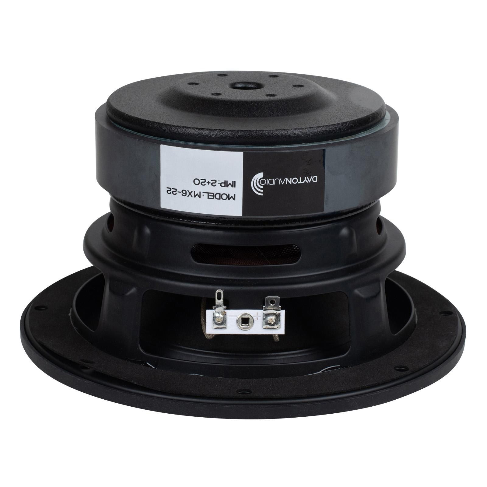 Dayton Audio MX6-22 Max-X ハイ エクスカーション DVC サブウーファー「2Ωｘ2」の画像