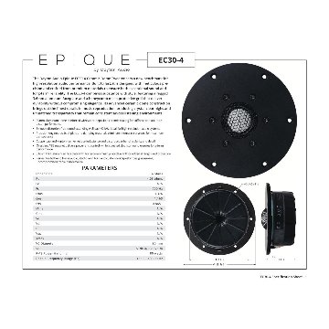 Dayton Audio Epique EC30MP-4（マッチドペア）の画像