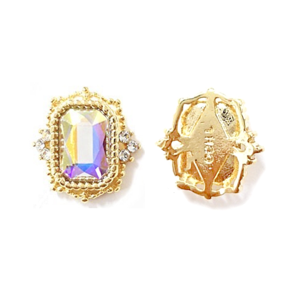 ジュエリーコレクション エメラルドカット クリスタルAB(T-7A)の画像