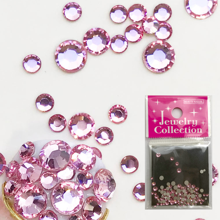 ジュエリーコレクション ヘビーユーズカラー3サイズMIX ライトローズ (JC-40)の画像