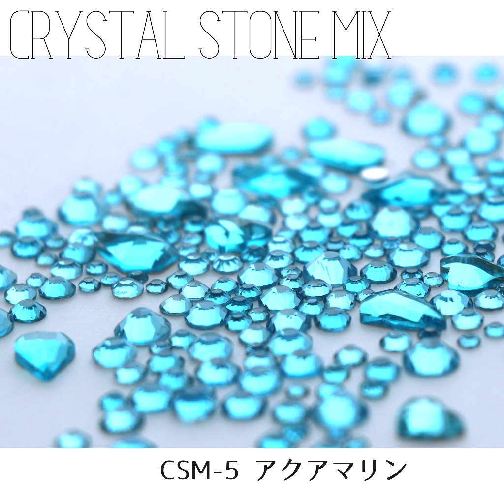 CRYSTAL STONE MIX - アクアマリンの画像