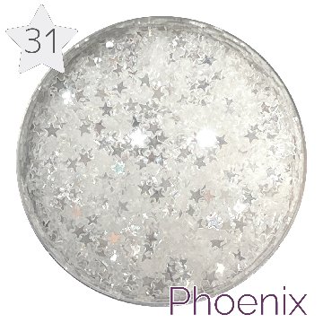 フェニックスシリーズ ホワイトシルバー スター1mmの画像