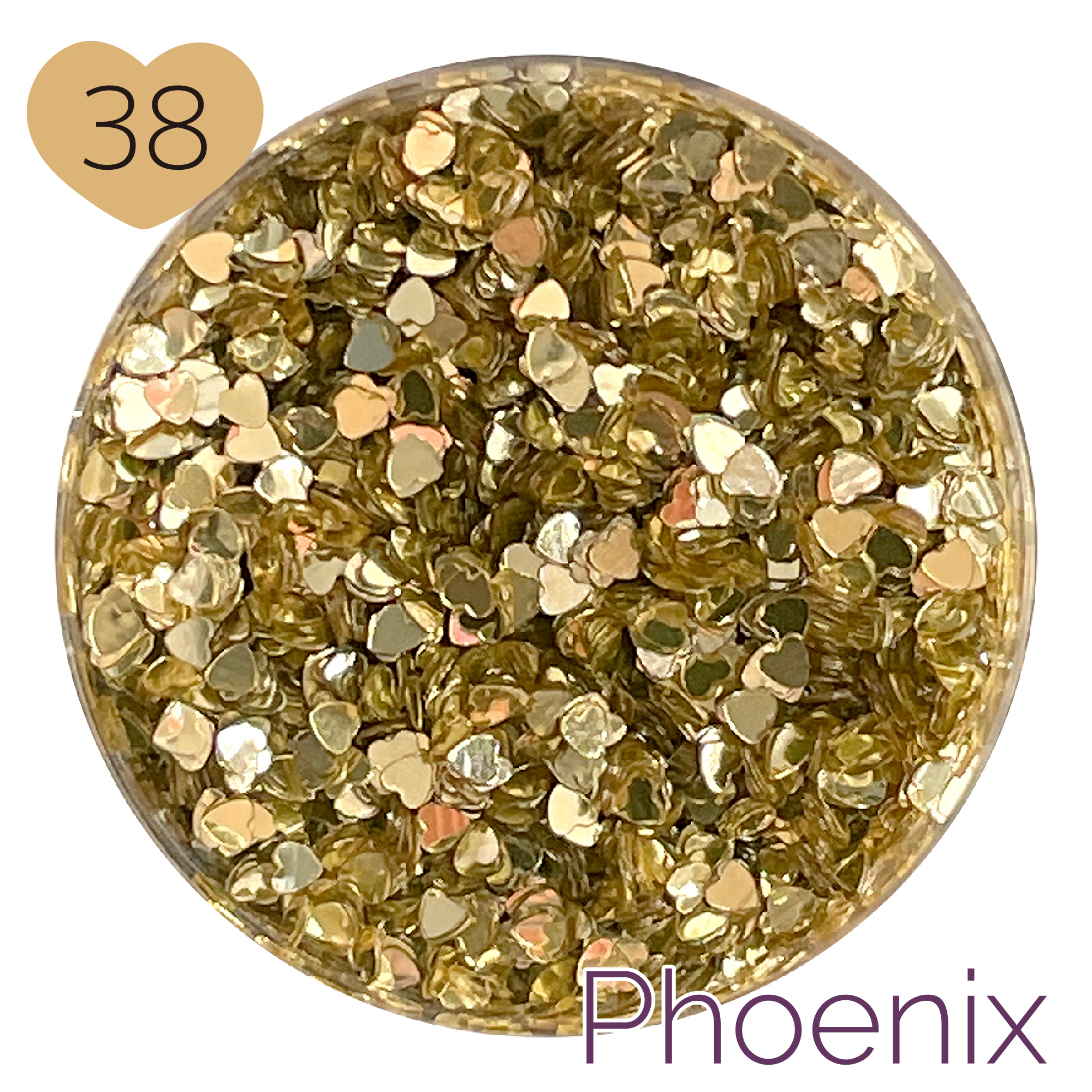 フェニックスシリーズ ゴールド ハート1mmの画像