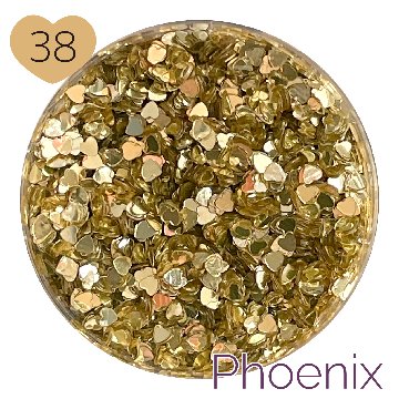 フェニックスシリーズ ゴールド ハート1mmの画像