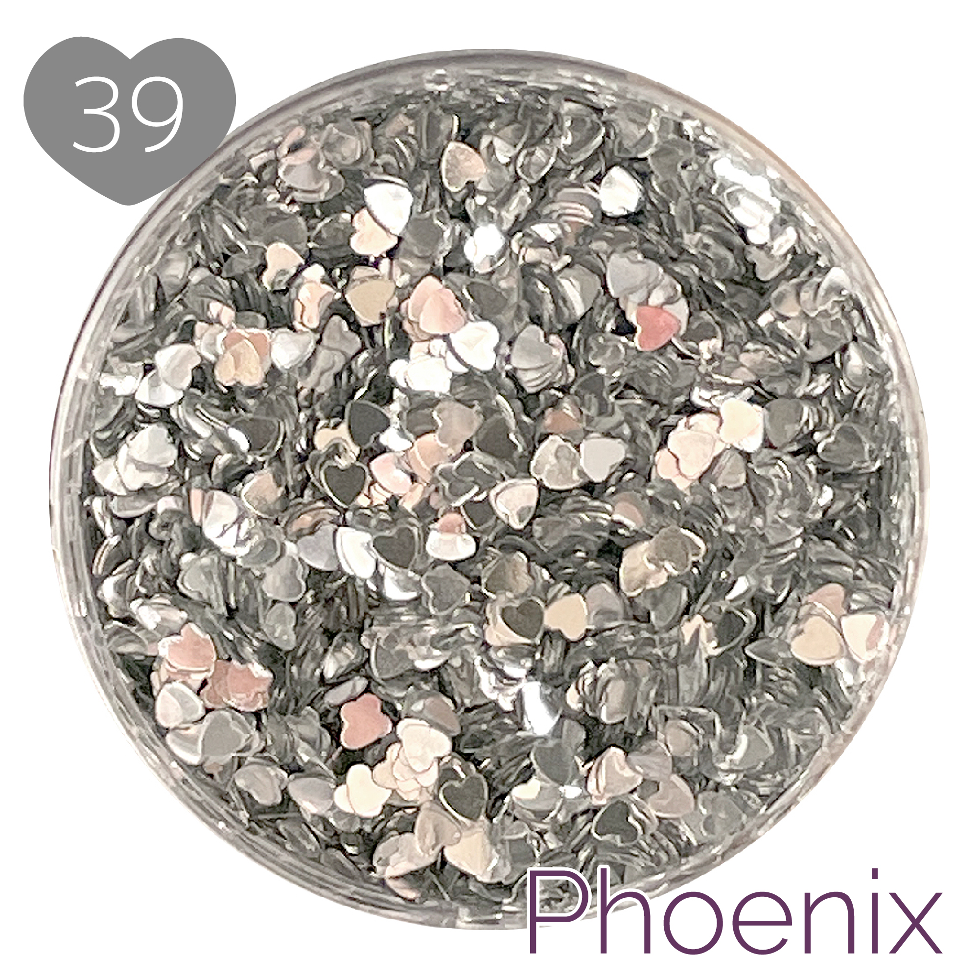 フェニックスシリーズ シルバー ハート1mmの画像