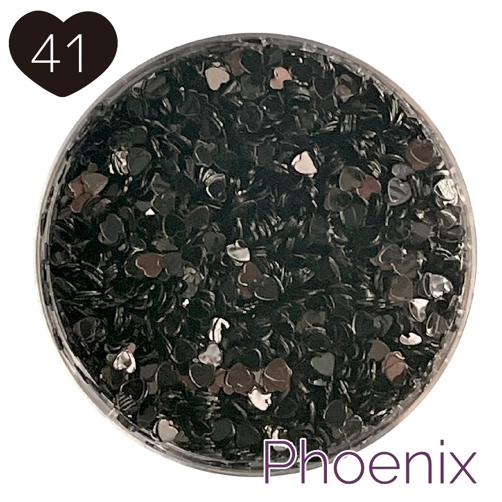 フェニックスシリーズ ブラック ハート1mmの画像
