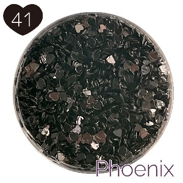 フェニックスシリーズ ブラック ハート1mmの画像