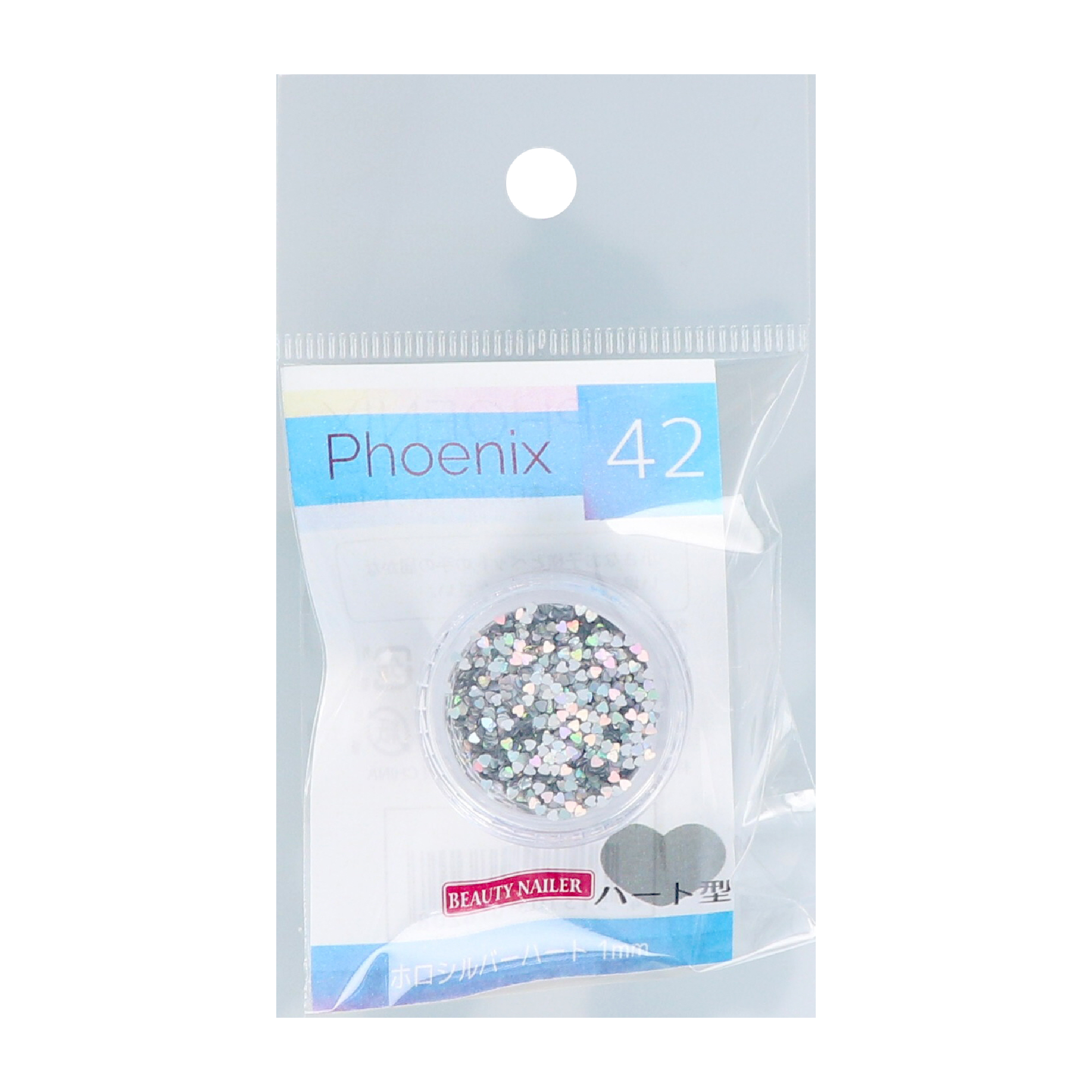 フェニックスシリーズ ホロシルバー ハート1mmの画像