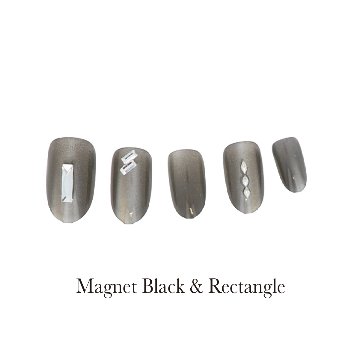 NOIR ノア Magnet Black & Rectangle(NOT-2)の画像