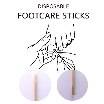 DISPOSABLE FOOTCARE STICKSの画像