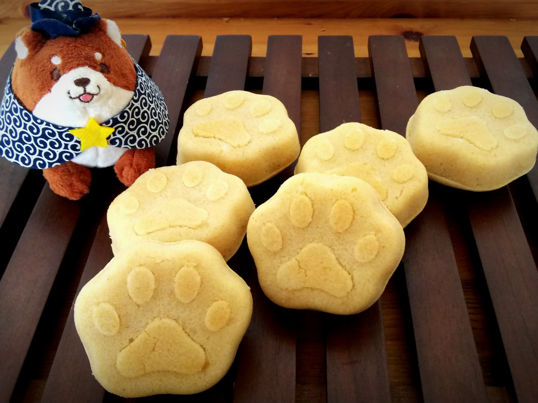 グルテンフリー　愛犬用のマドレーヌの画像