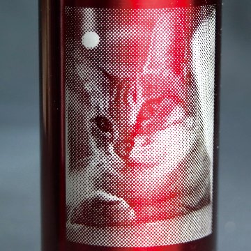 ＳＬボトルペット　ペットの写真彫刻入りステンレスボトル　　保冷保温　名入れギフト　　画像