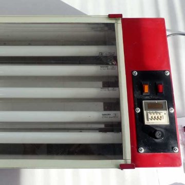 中古機材　紫外線露光機　ＮＯ１　サンドブラスト　紫外線硬化フィルム画像