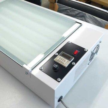 中古機材　紫外線露光機　ＮＯ２　サンドブラスト　紫外線硬化フィルム画像