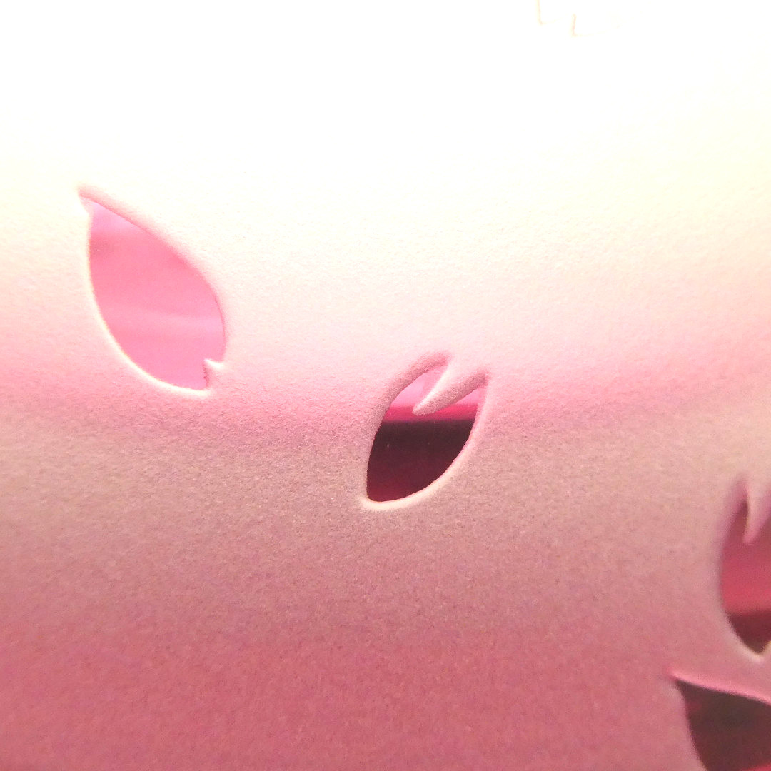 満開桜ロックグラス02　ペアセット　ピンク色　被せガラス　蕨硝子　画像