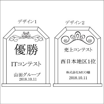 ソーダガラス盾PS-3(大)の画像