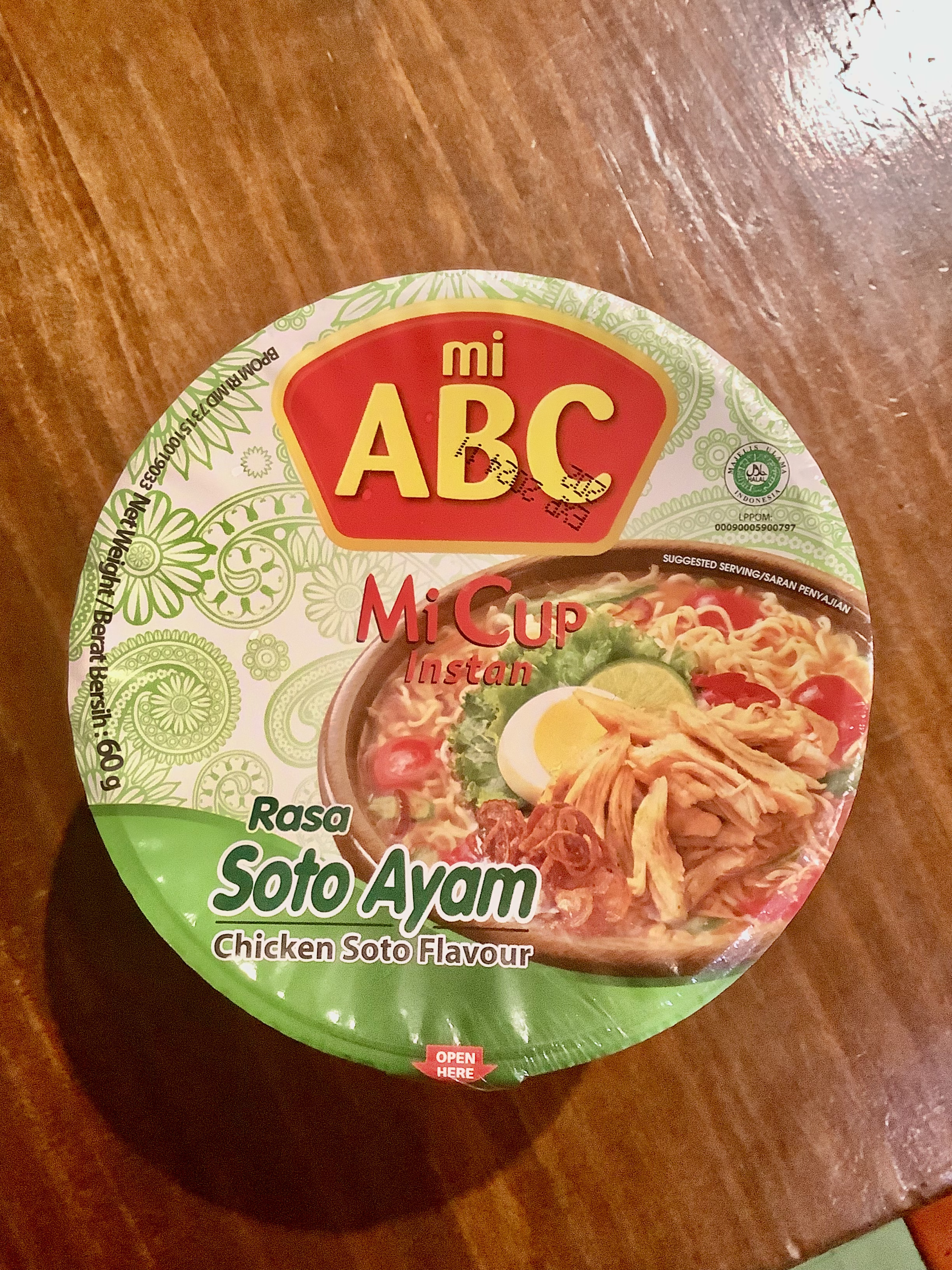 ABC カップラーメン（ソトアヤム味）/　Cup　ABC Soto　Ayamの画像