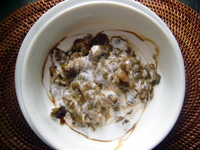 緑豆のココナツ煮/Bubur kacang ijo　【Halal,Vegetarian】画像