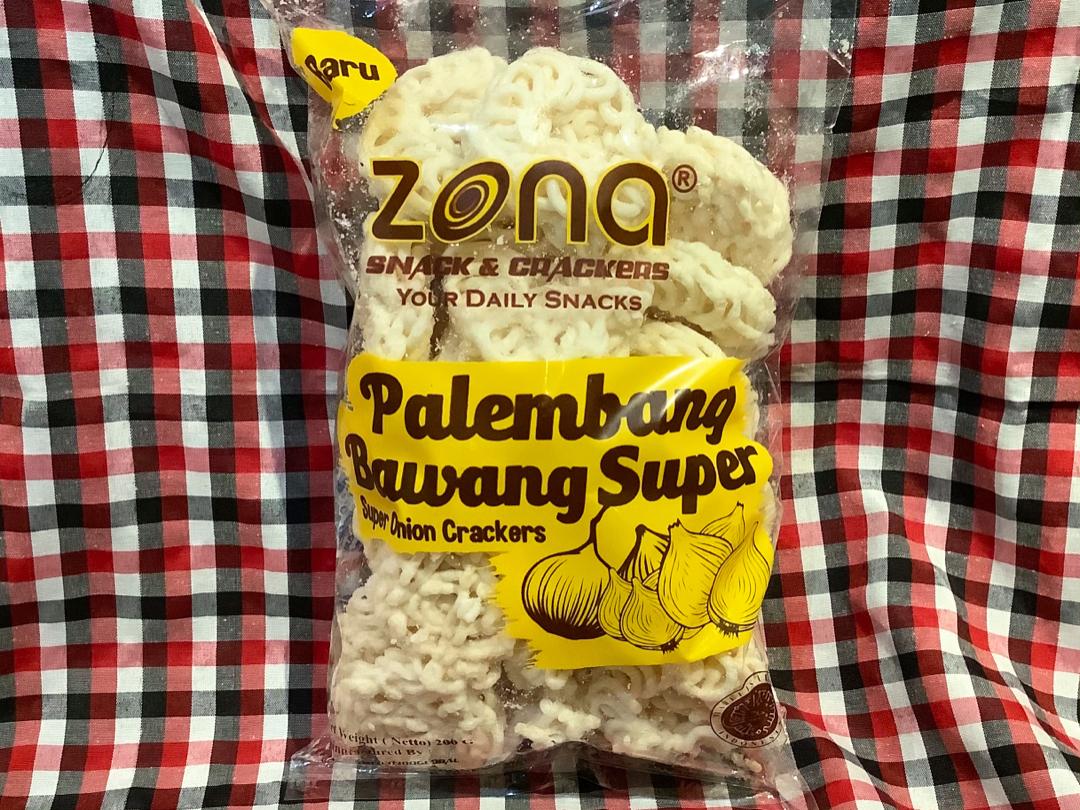 Zona タピオカせんべいガーリック味 / Krupuk　Palembang Bawang 140g画像