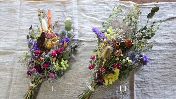 ドライフラワーブーケの画像