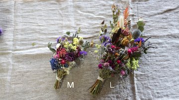 ドライフラワーブーケの画像