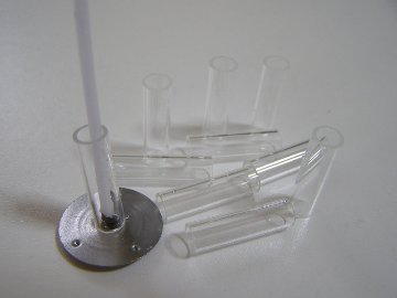 ジェルキャンドル用ガラスストップ管の画像