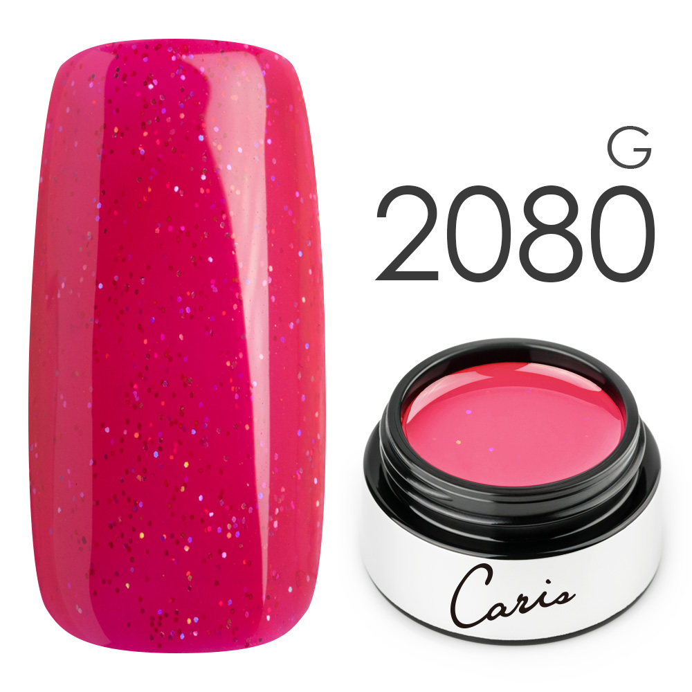 カラージェル#2080グリッター系カラージェル　国産化粧品製造販売届出済、プロ用カラージェルの画像