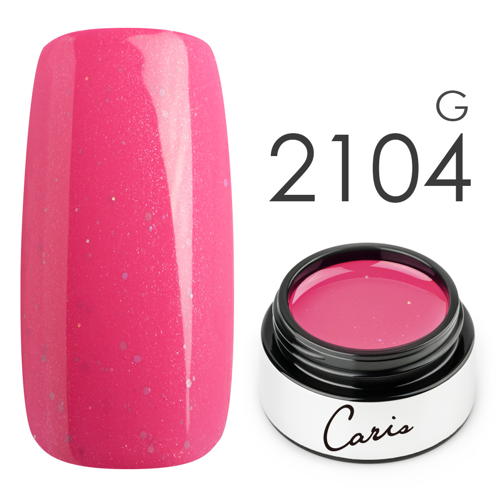 カラージェル#2104グリッター系カラージェル　国産化粧品製造販売届出済、プロ用カラージェルの画像