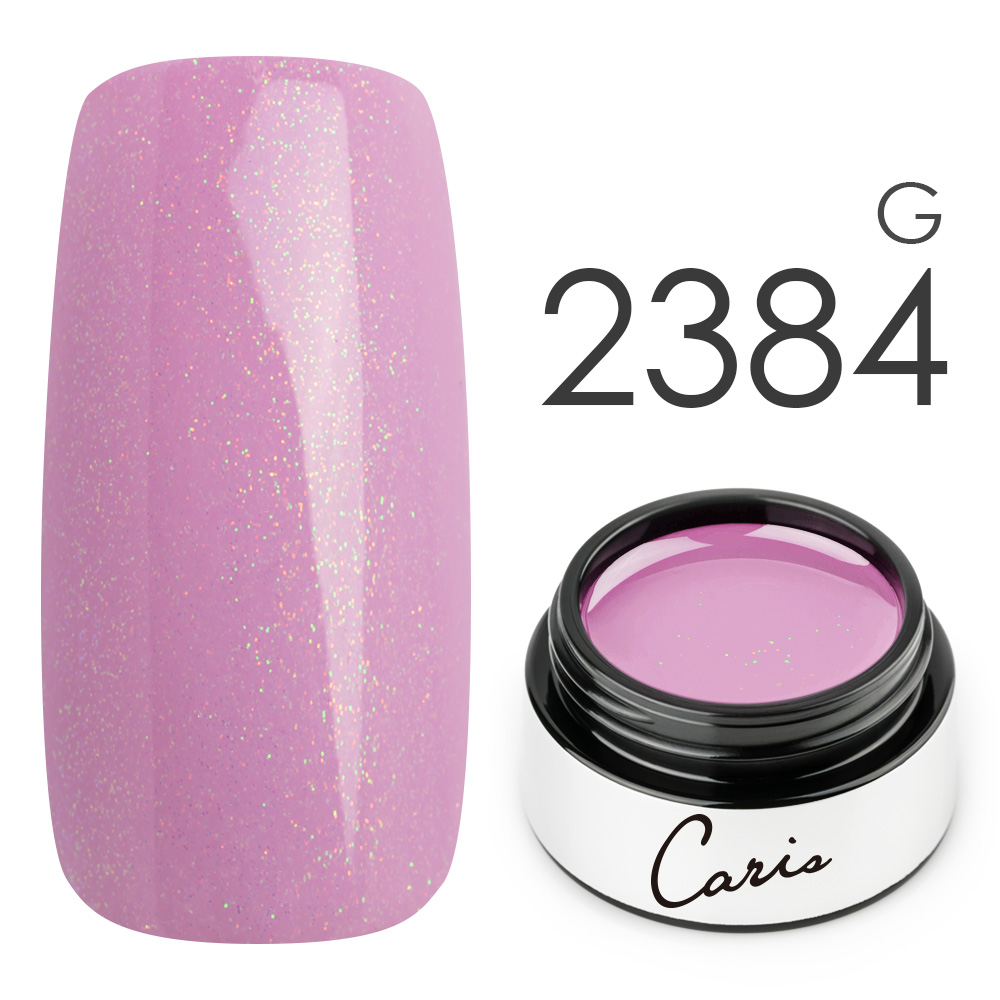 カラージェル#2384グリッター系カラージェル　国産化粧品製造販売届出済、プロ用カラージェルの画像